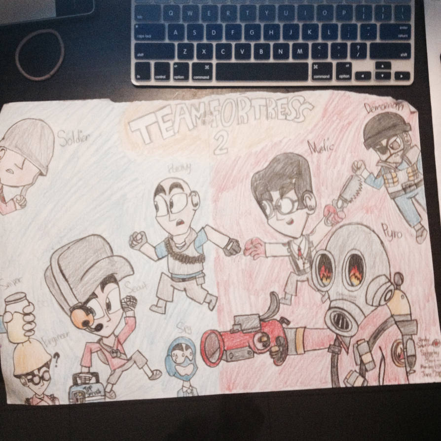My TF2 Drawing by Riyana2 on DeviantArt