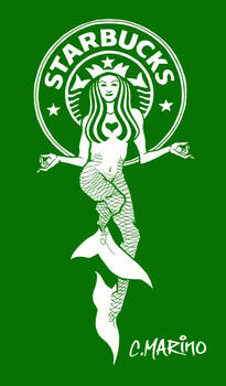 Starbucks Logo Mermaid Redes..