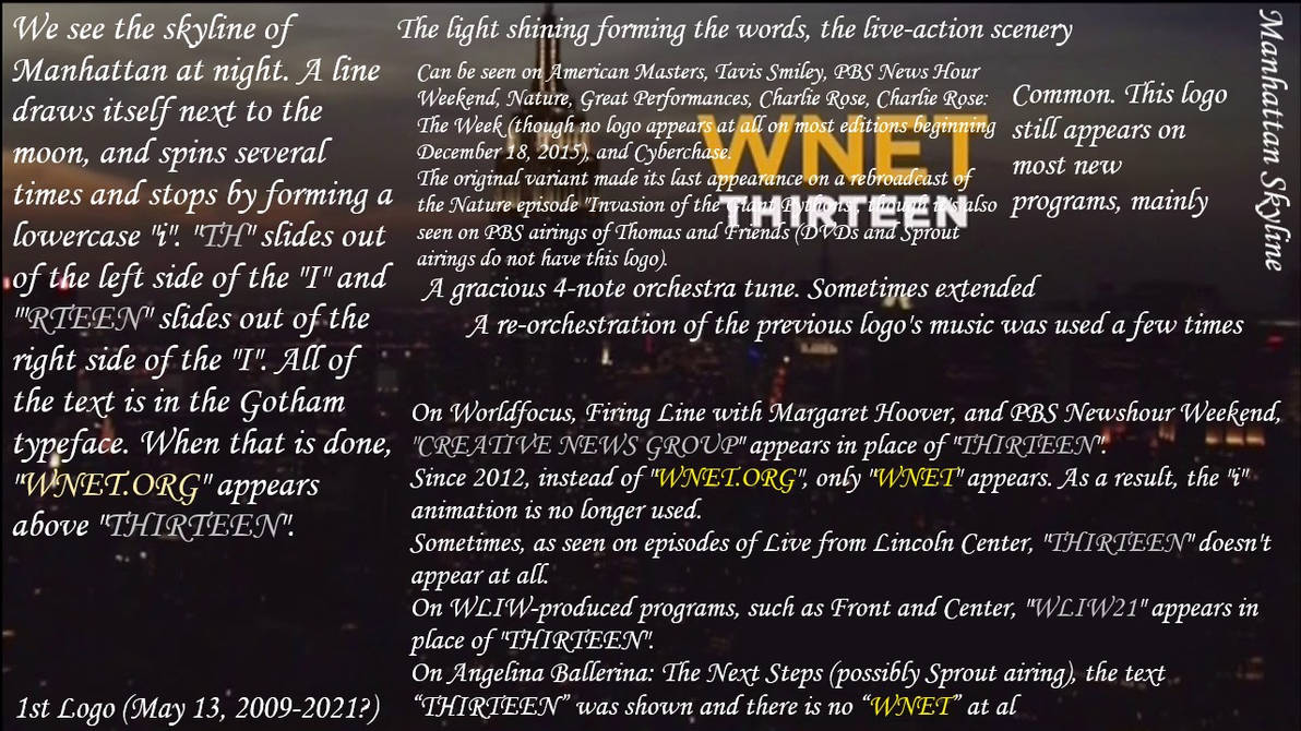 Thirteen/wnet 2000 WNET Thirteen logo 2011-2020 by Nicole8-4 on DeviantArt