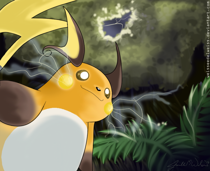 Raichu Before the Thunderstorm!