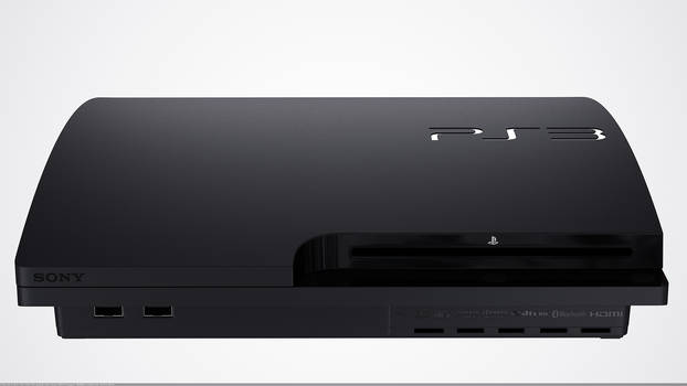 PS3 Slim 3d model