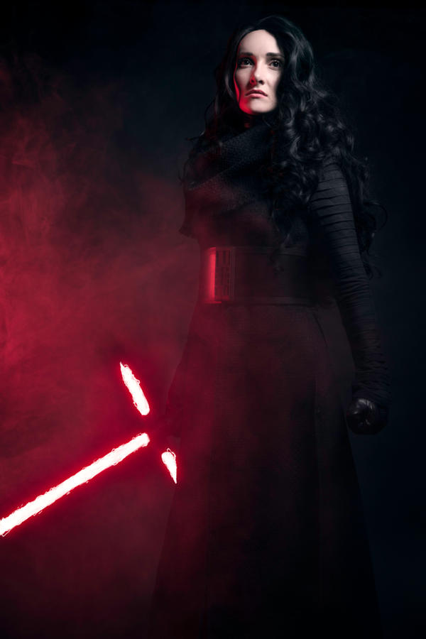 Fem Kylo Ren Unmasked by beckyalbright