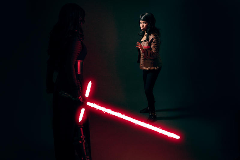 Fem Kylo vs Fem Finn 2 by beckyalbright