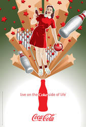 Coca-Cola Bowling Girl
