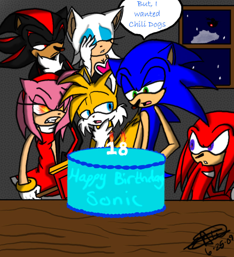 ...Happy...18th Birthday Sonic