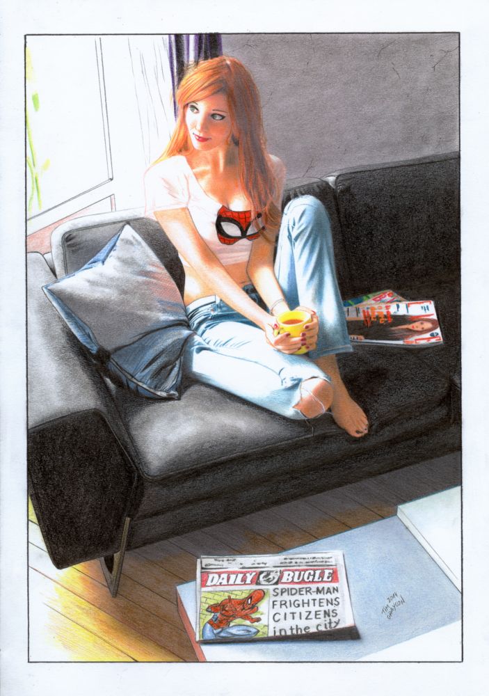 Mary Jane Watson Parker - J Scott Campbell pose