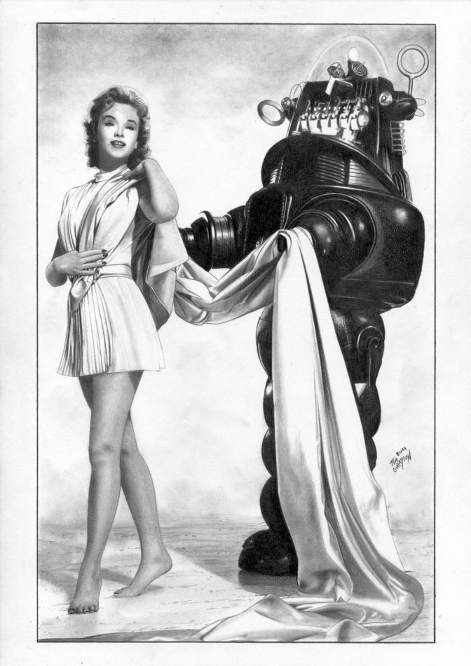 FORBIDDEN PLANET Anne Francis Robby the Robot