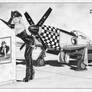 LADY BLACKHAWK aircraft PIN-UP