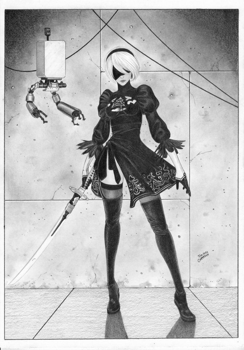 2B Nier: Automata by TimGrayson on DeviantArt