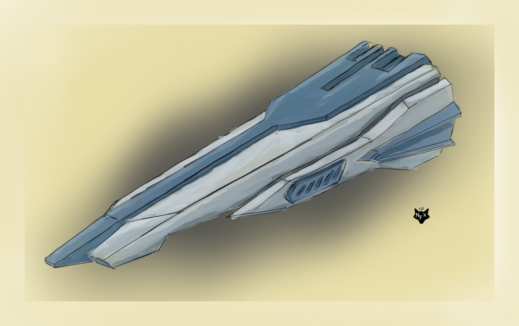 Rasharin Rhasharin Saber Class Frigate by novafox on DeviantArt
