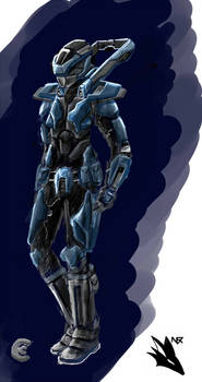 Dust 514, Caldari Katana Crusader Suit, Female