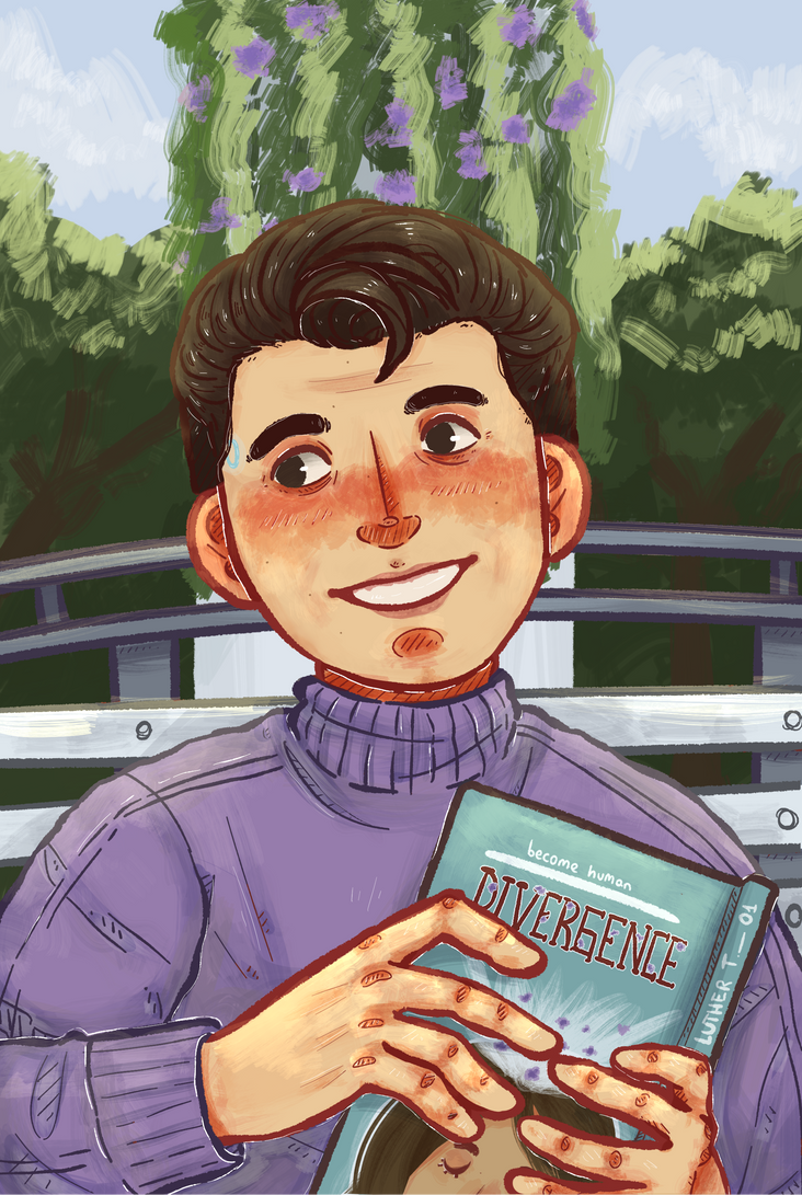 CONNOR android becomes human by MartuMG4 on DeviantArt