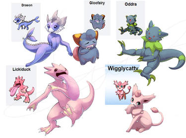 Some pokemon fusions