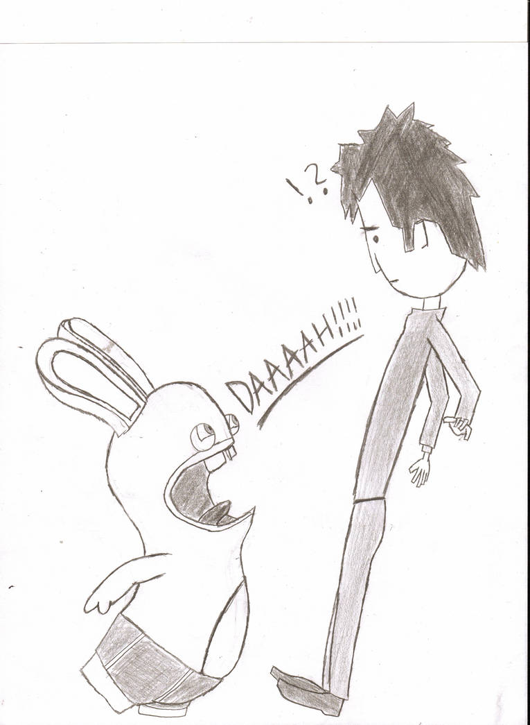 The Rabbid And The Human by Luigismansionfan on DeviantArt