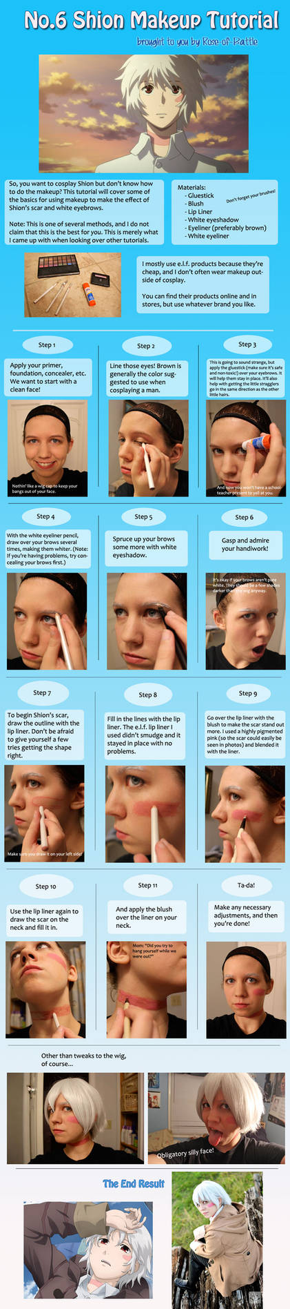 No.6 Shion makeup tutorial