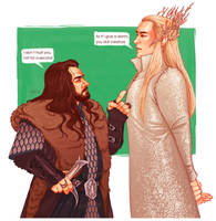 Thorin and Thranduil