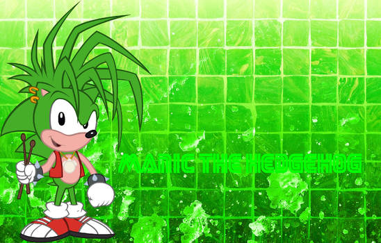 Manic the Hedgehog - Wallpaper