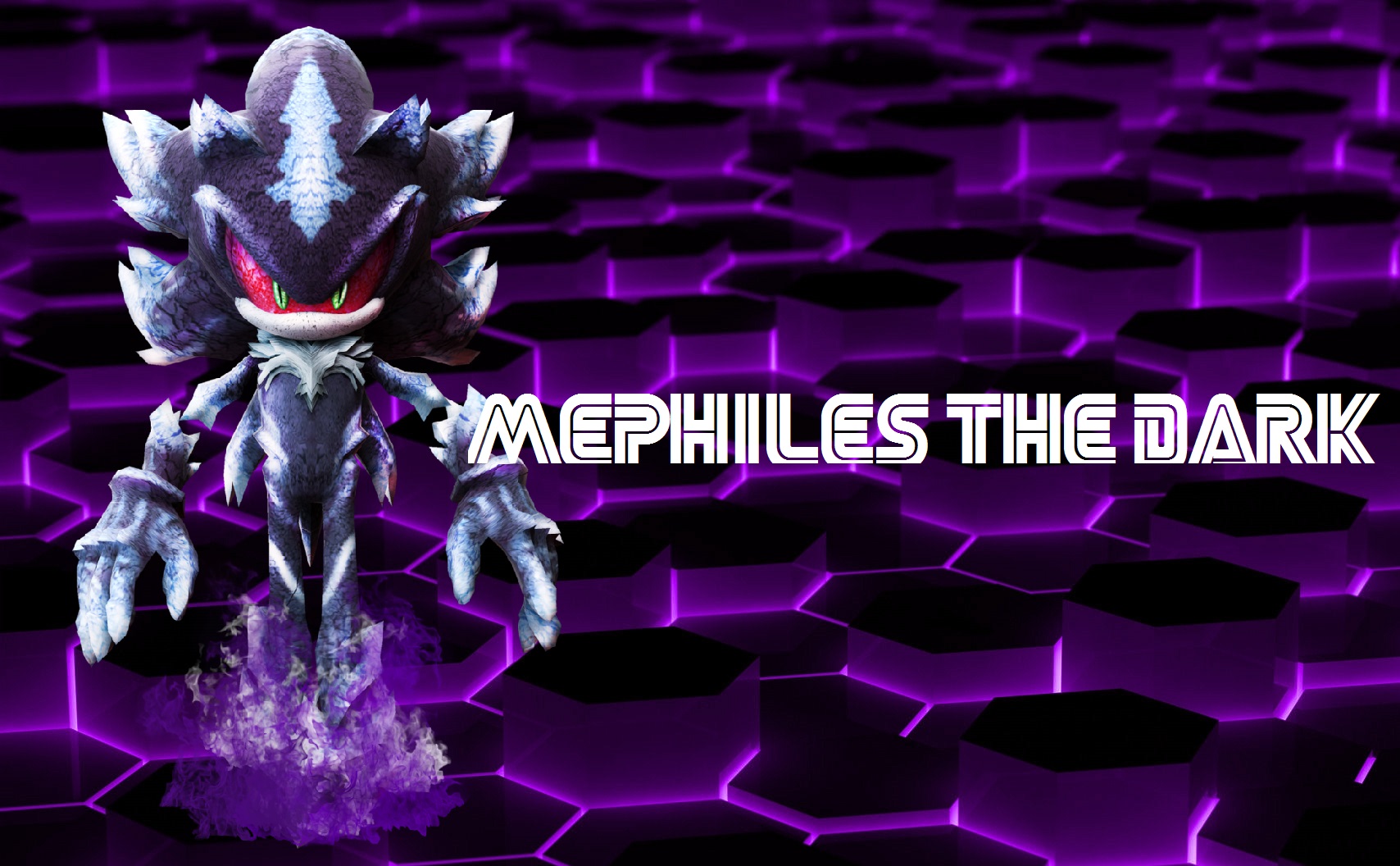 mephiles the dark wallpaper by