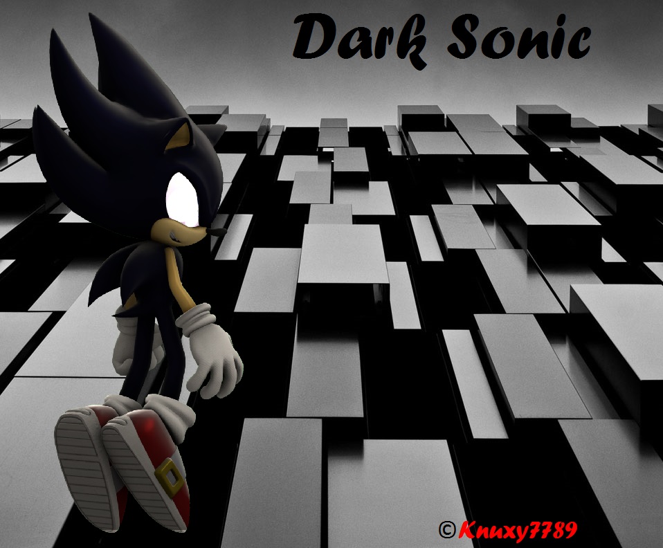 dark sonic the hedgehog wallpaper
