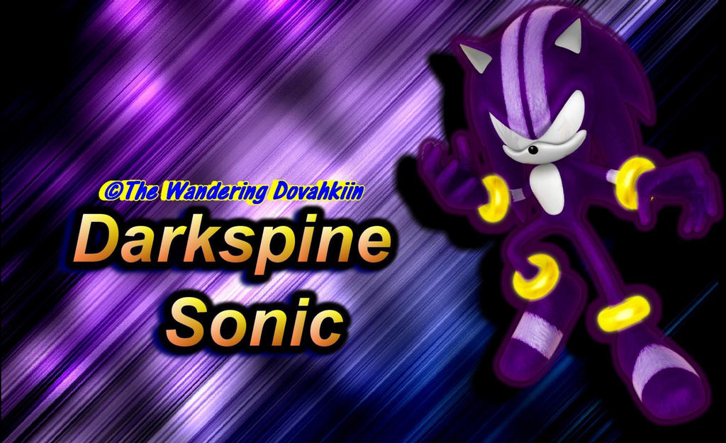 DarkSpine Sonic by kaihedgie -- Fur Affinity [dot] net