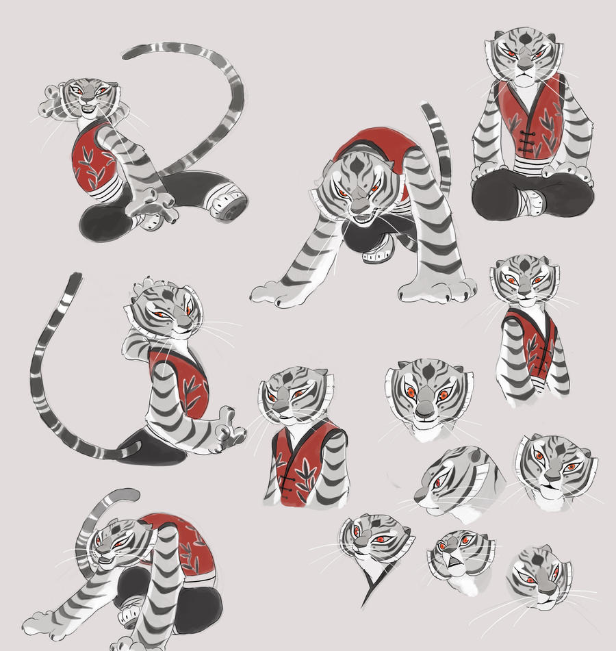 Tigress sketch3 by kyomitsu