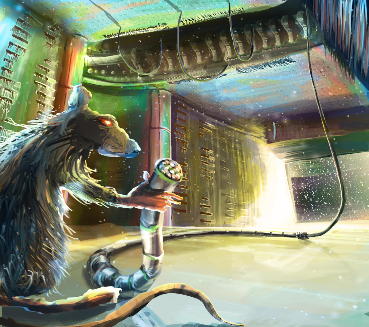 Smart Rats Sci Fi rat in space by WolfeWOLF on DeviantArt
