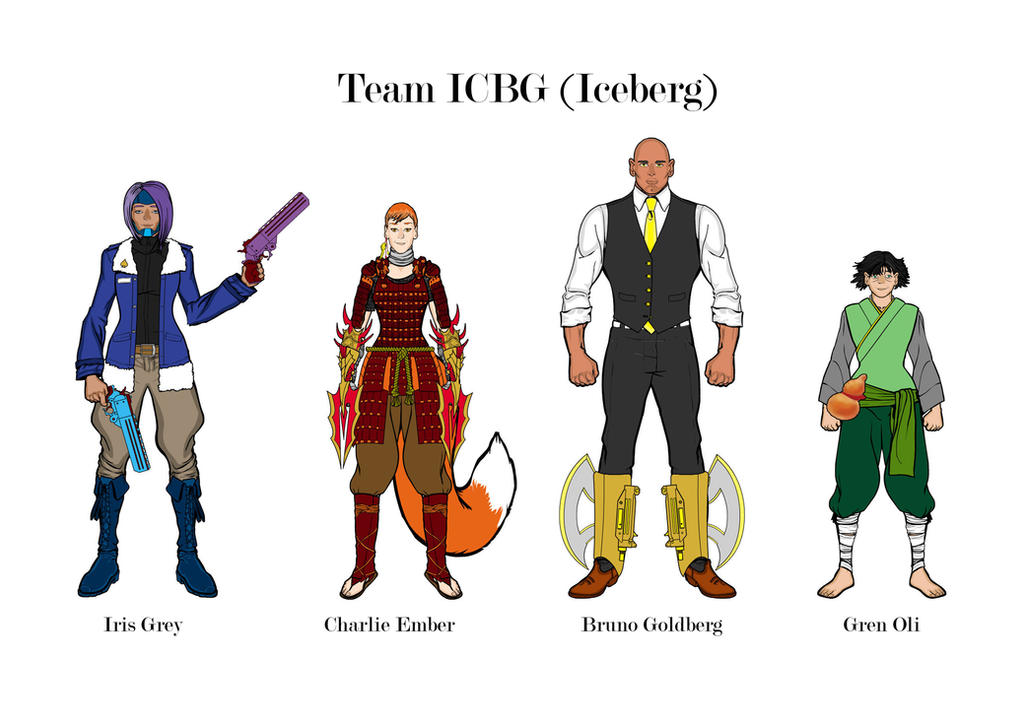 RWBY OC - Team ICBG by S-P-O-D-E on DeviantArt