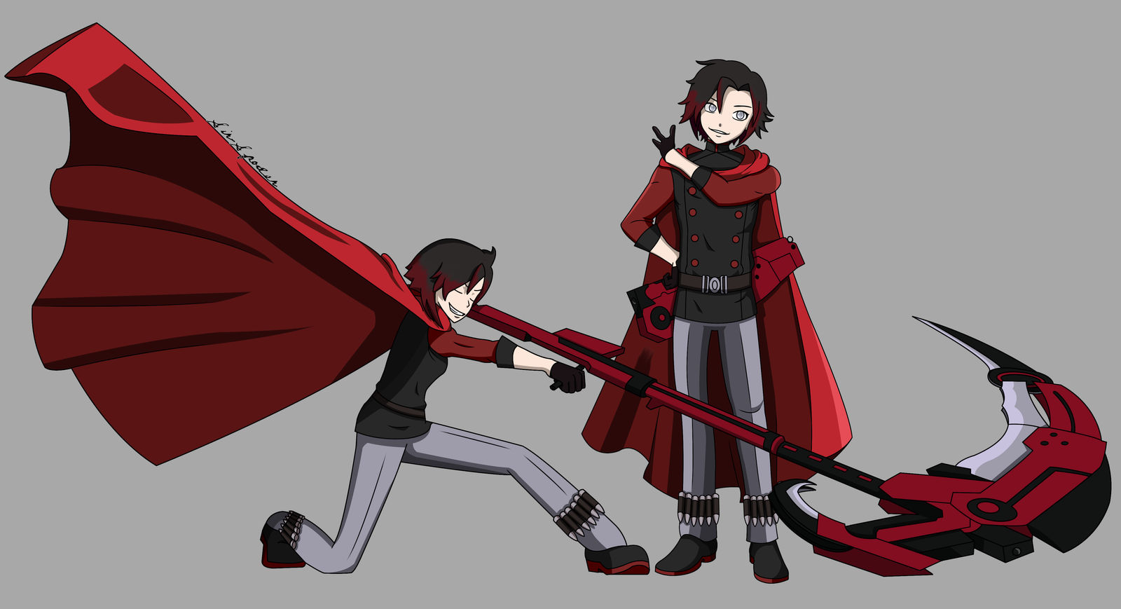 Rubio/Ruby Rose - RWBY: The Atlesian Superman AU by S-P-O-D-E on DeviantArt