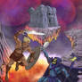 He-Man against Skeletor