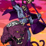 Skeletor riding