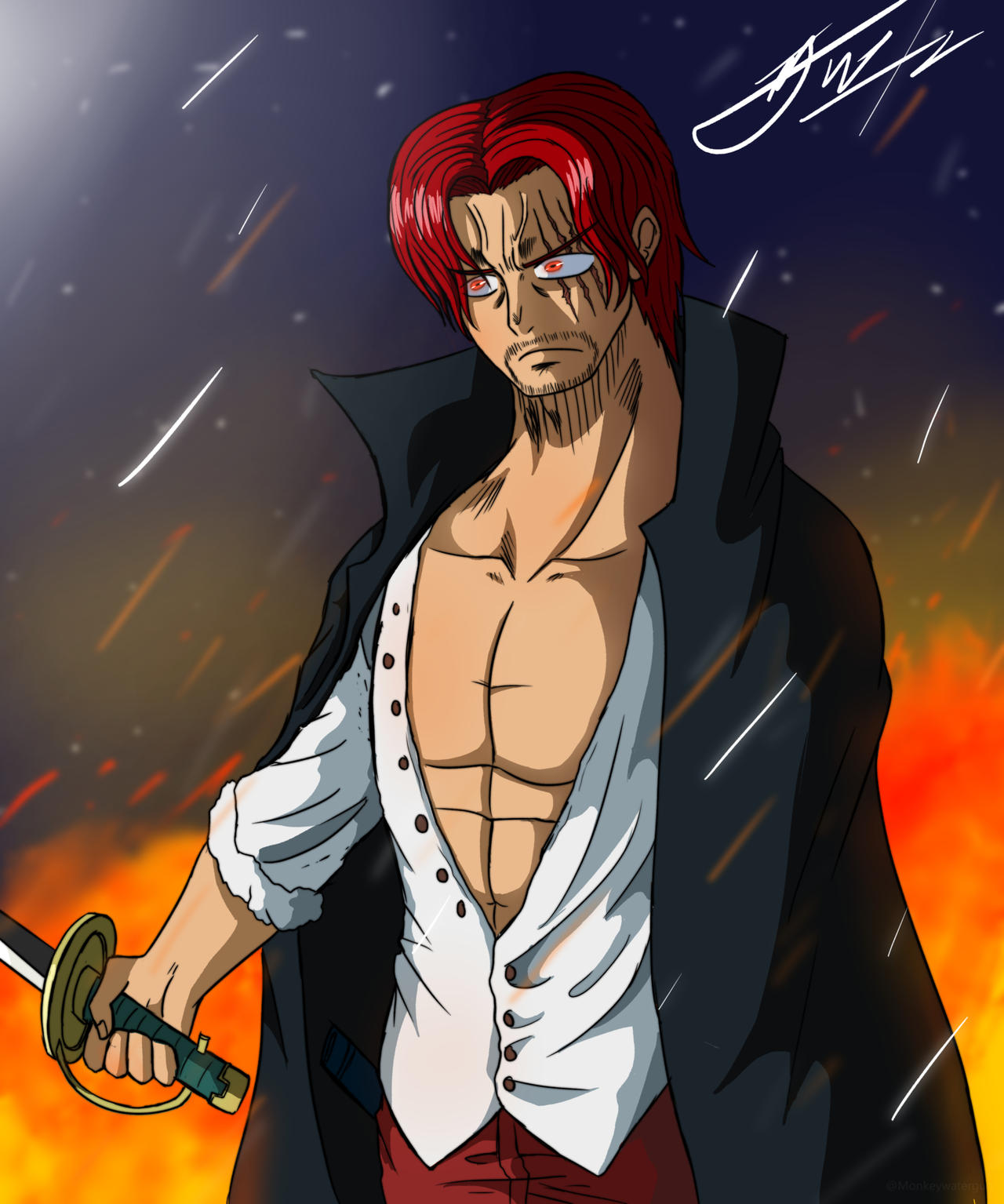 Shanks by Monkeywatergun on DeviantArt