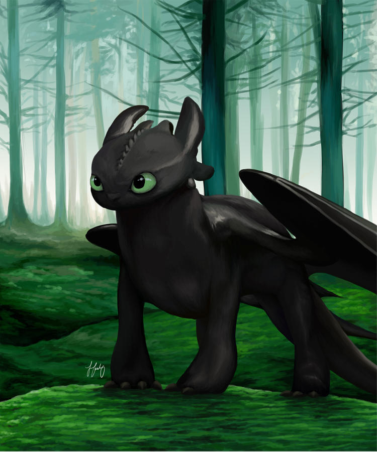Toothless by Silverti on DeviantArt