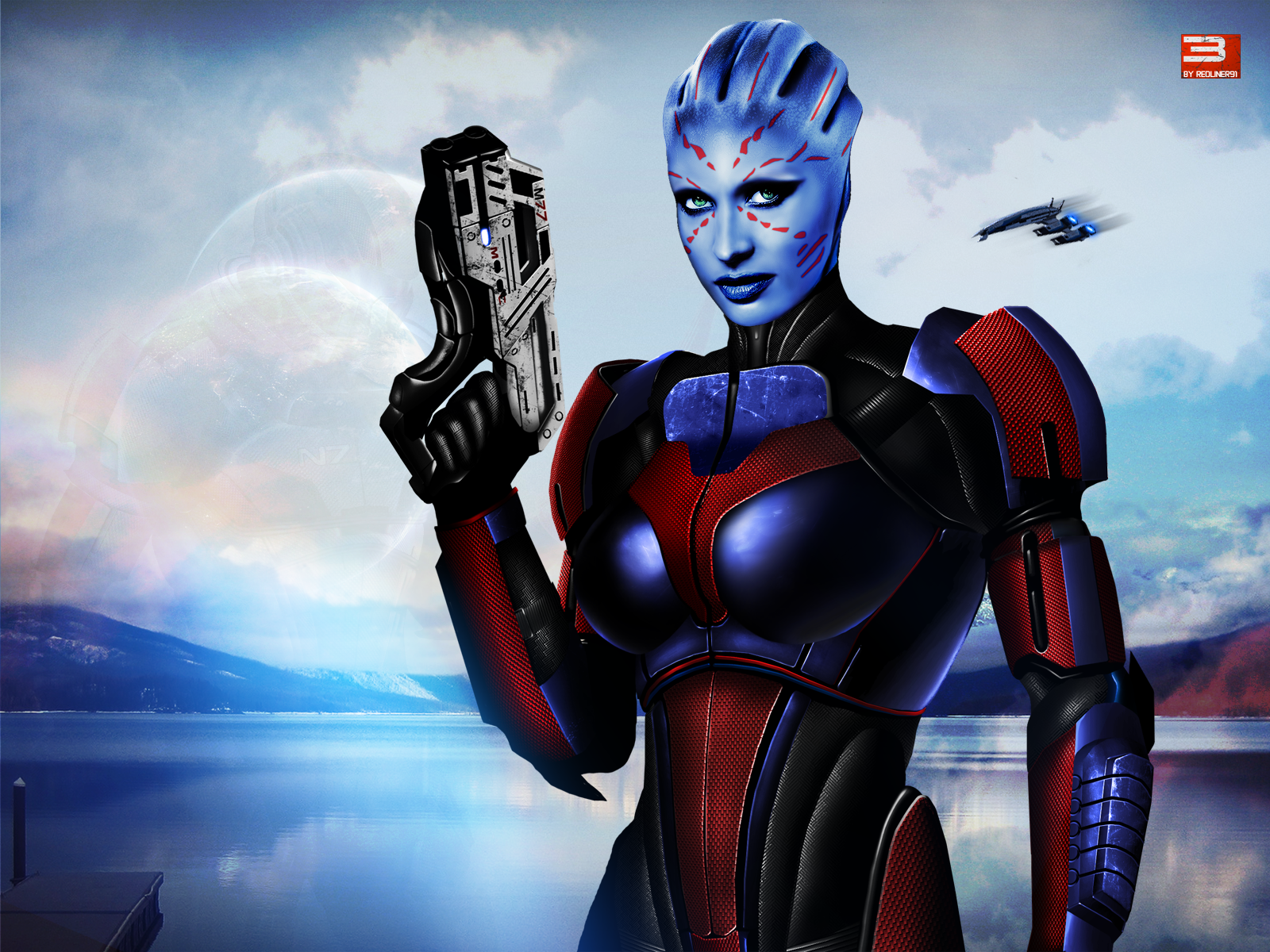 Mass Effect 3 Asari Justicar Shepard V2 (2012)