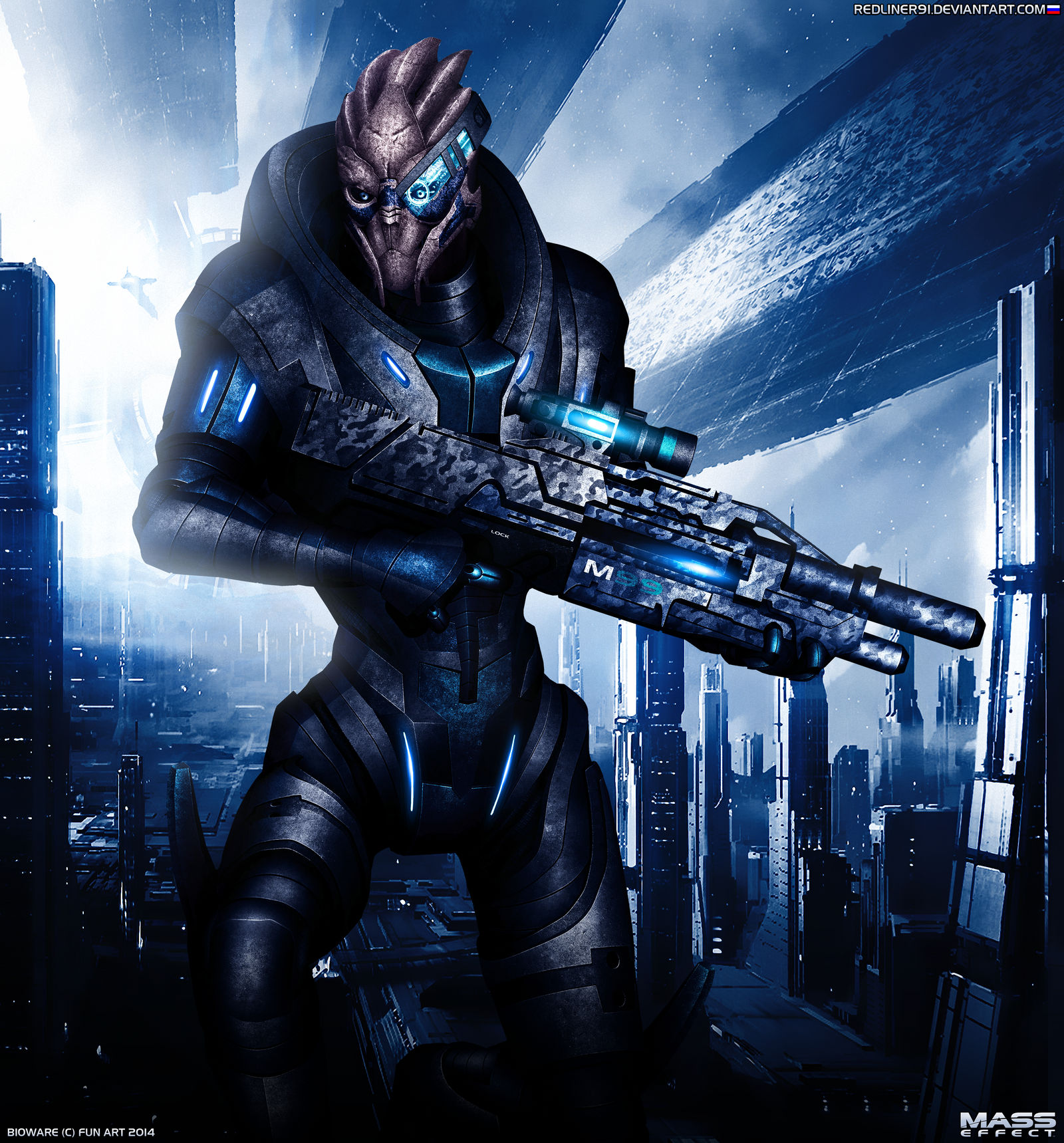 Mass Effect Garrus Vakarian C-SEC (2014)