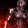Mass Effect FemShep REDness Ultra HD