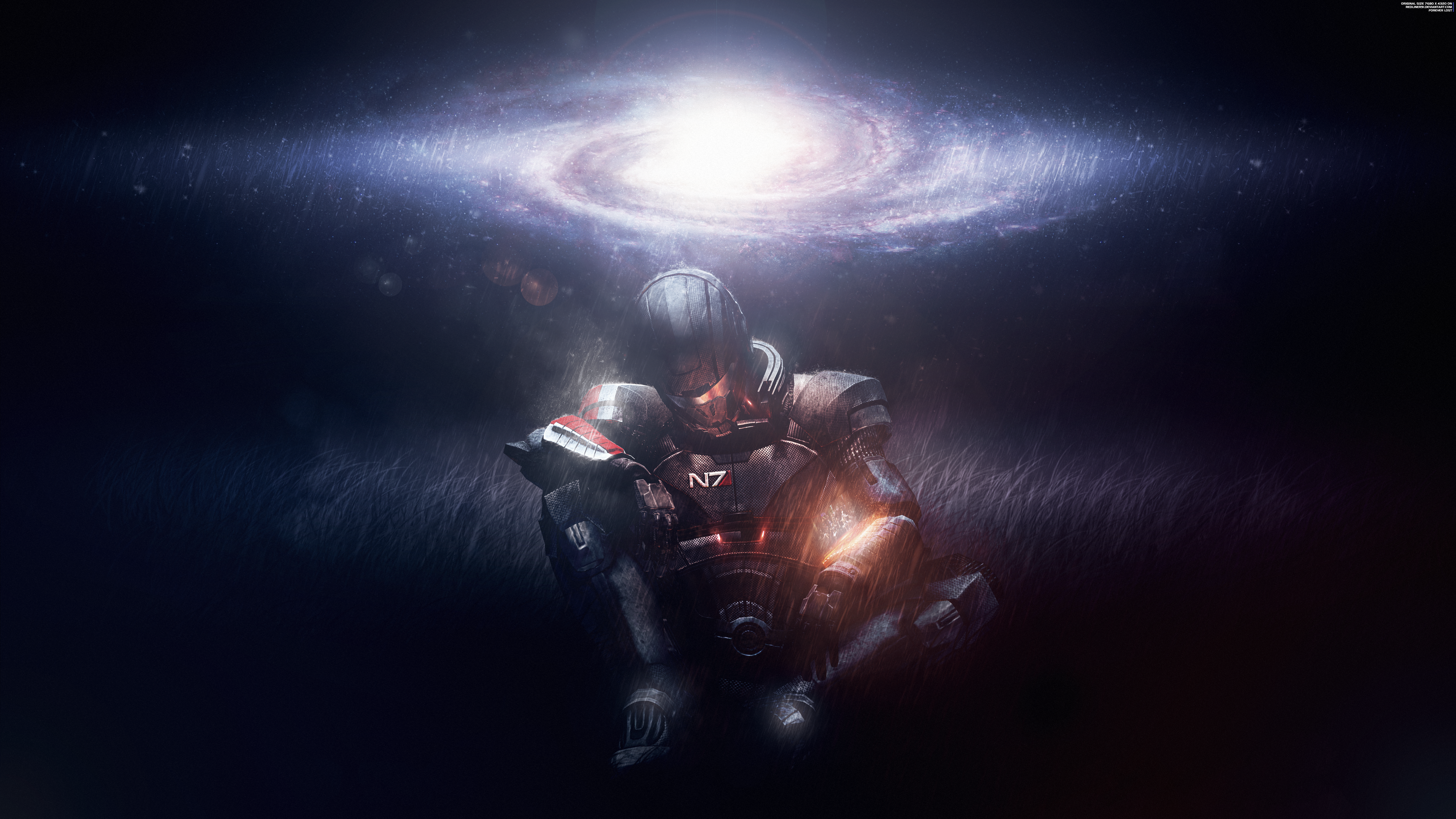 Forever Lost - Mass Effect Trilogy Wallpaper 8K