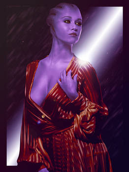 True Color - Mass Effect Trilogy Asari Poster