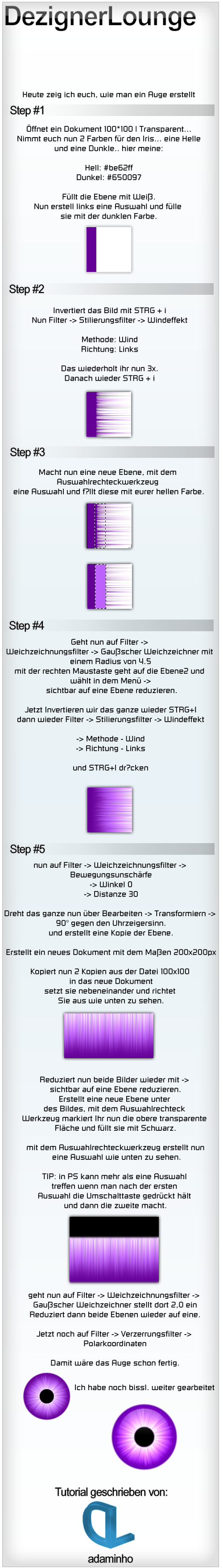 Augen Iris Tutorial