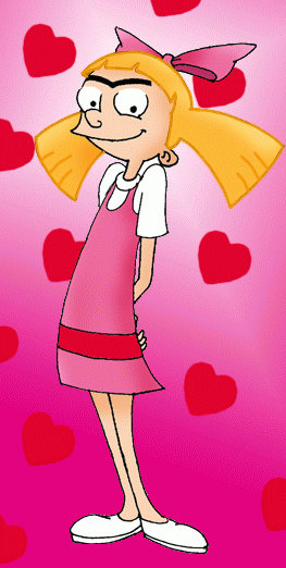Helga Face Helga Smiling by drkdarkage on DeviantArt