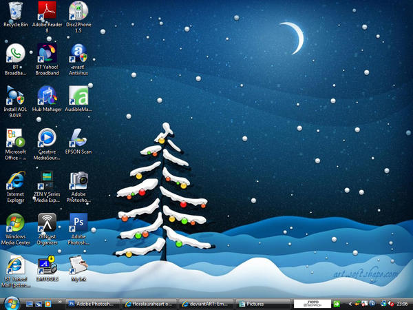 wallpaper screen shot by floralauraheart on DeviantArt