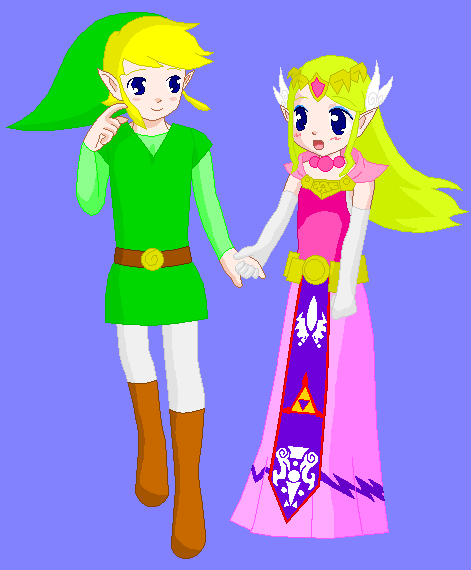 Link x Zelda (TWW, TMM, and ST)