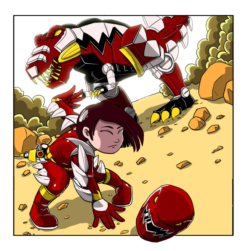 Female Red Ranger by Nekomato17 on DeviantArt