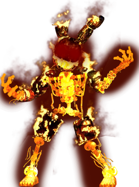 Spring Trap Explodes Ignited Flaming Springtrap by 8Mitchael58 on DeviantArt