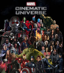 Marvel Cinematic Universe Character Poster