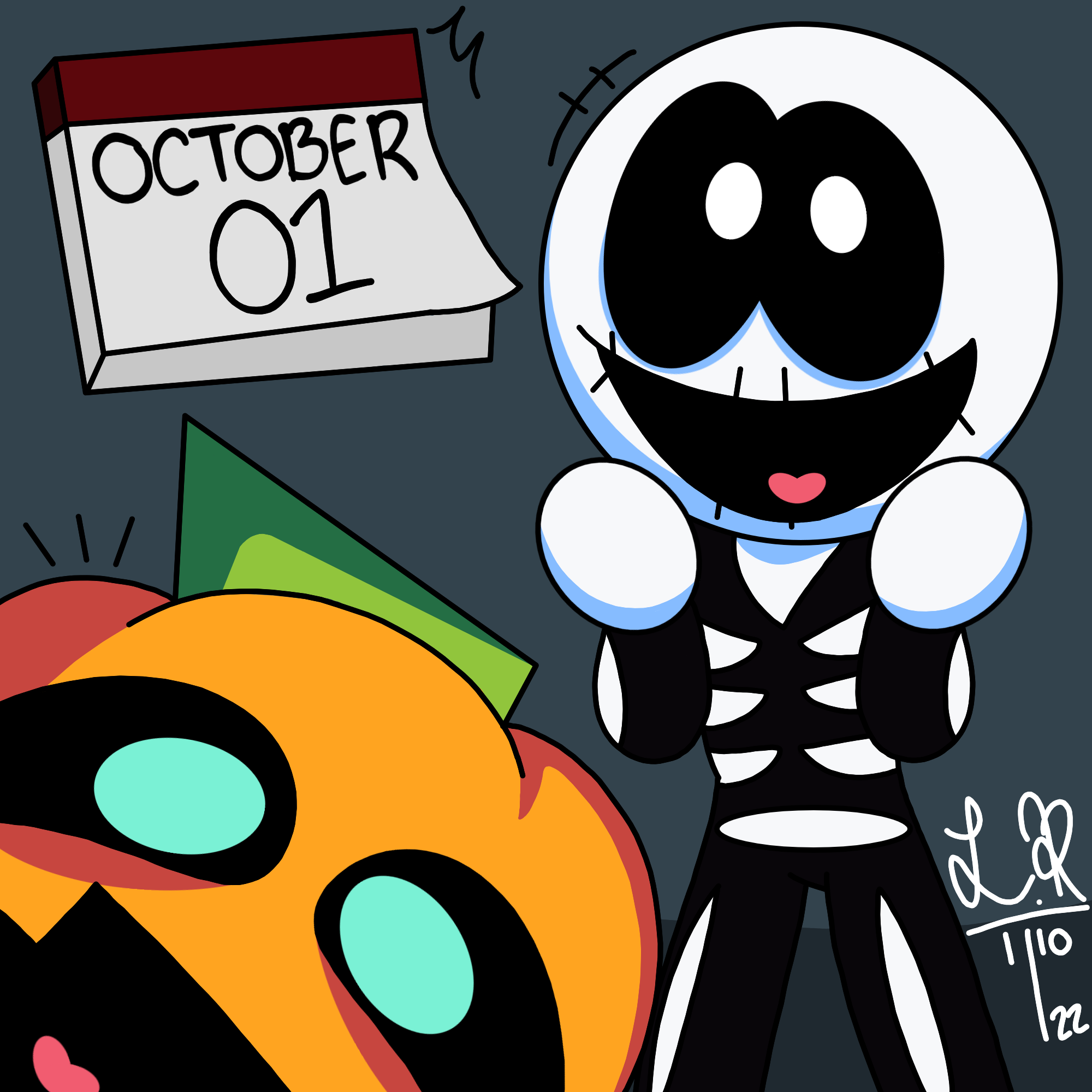 Spooky Month OC's by xXBerryBombXx on DeviantArt