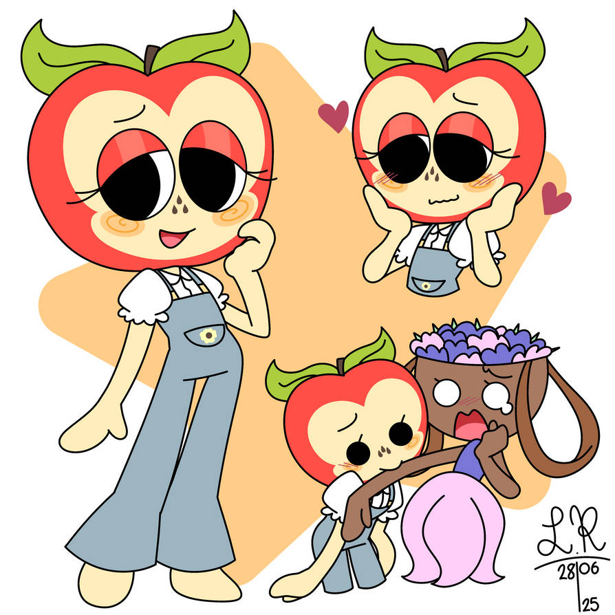 April Raspberry Person April by DreamfulBerry on DeviantArt