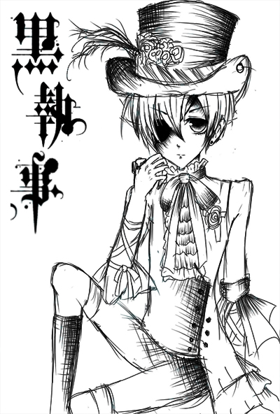 Ciel phantomhive sketch.