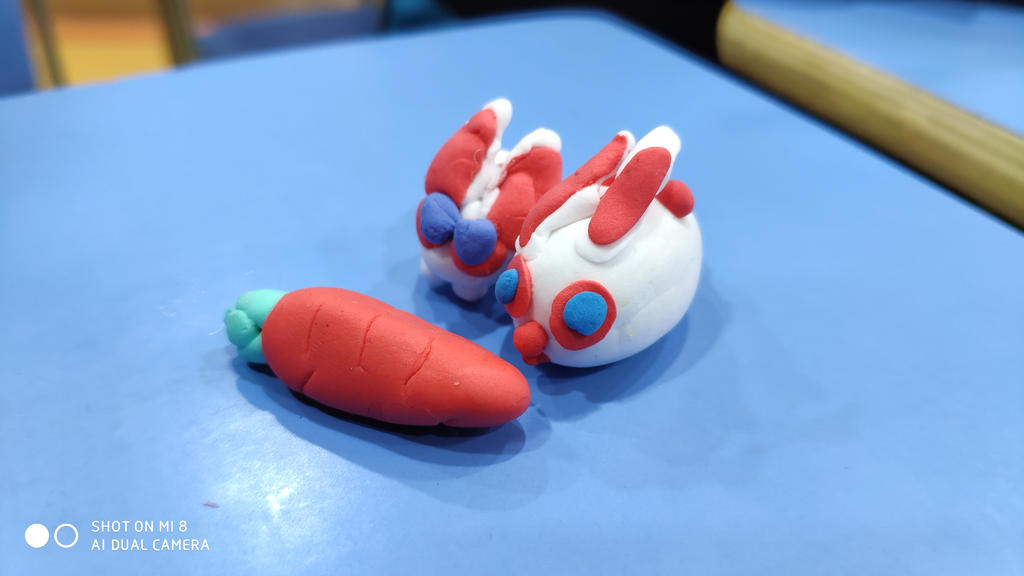 Plastic rabbit made of plasticine by sharkw on DeviantArt
