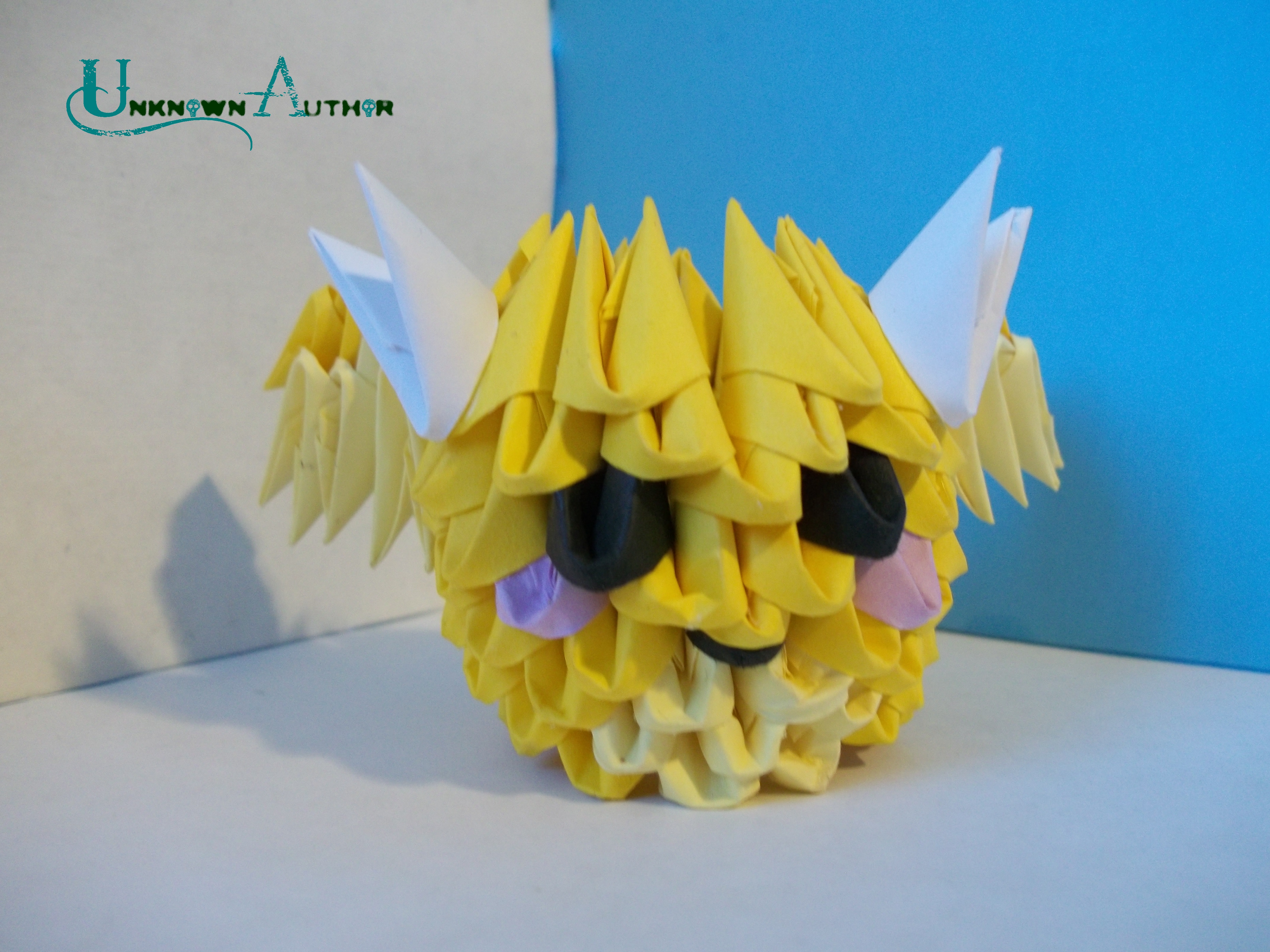 3d origami mini dragon