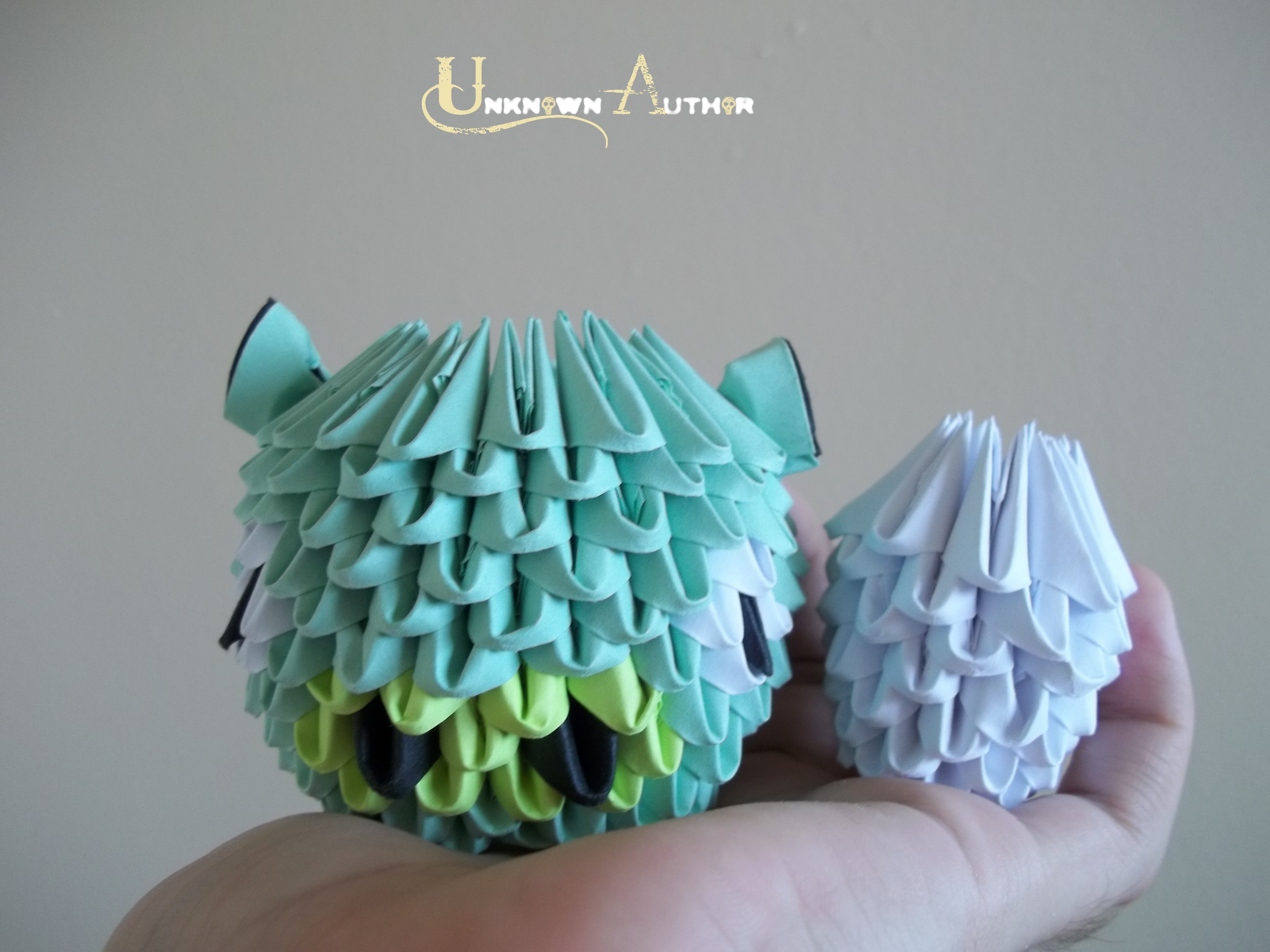 3D Origami - Angry Birds Pig Has An Egg